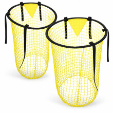 GOZINA 2 Pack Top Bins Football Target Nets, Football Training Equipment