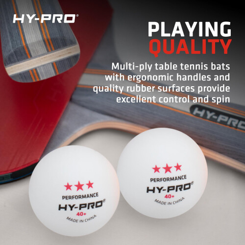 Hy-Pro Table Tennis Set with Bats 2
