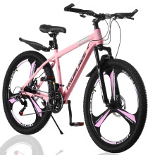 LSBIKE 24/26/27.5 Inch Mountain Bike 21 Speed Drivetrain Bike Mountain Bicycle for Adult 3/10 Spoke Wheels bicycle Men Dual Suspension Hardtail Bike W