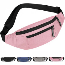 Bum Bag – Lightweight Waist Bag & Waterproof Fanny Pack for Women & Men, Secure Travel Belt Bag for Festivals, Hiking, Running, Holidays – Ideal B
