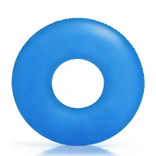 Inflatable Swimming Ring for Adult, Fluorescence Blue Rubber Ring for Pools, Inflatable Pool Floats Water floats for Women Girls Men Boys Summer Beach