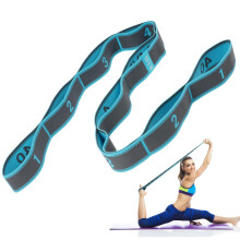 flintronic Yoga Stretching Strap, Stretcher Yoga Belt with 9 Numbered Loops, Exercise Yoga Belt for Pilates, Pilates, Dance, and Gymnastics, and Leg S