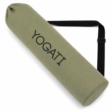 YOGATI Yoga Mat Bag | Large Synthetic Cotton Yoga Mat Bags for Women and Men with Adjustable Strap | Perfect for Pilates and Exercise Mats | 19x80 c