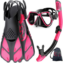 Zenoplie Snorkel Set Adults, with Flippers