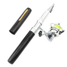 Lixada Pen Fishing Rod Reel Combo Set Premium Mini Pocket Collapsible Fishing Pole Kit Telescopic Fishing Rod + Spinning Reel Combo Kit 1.8M / 2.1M /