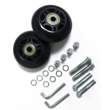 LOTOWELZON Luggage Suitcase Inline Skate Replacement Wheels OD64xID8xW24mm