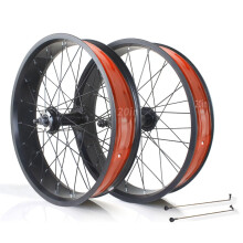 20in/24in/26in X 4.0" Fat Tire Bike Wheels Disc Brake Snow Bike Front Rear Wheel 135mm/195mm 36H Hubs Beach Bike Wheelset For 7/8/9/10s Rotary Freewhe