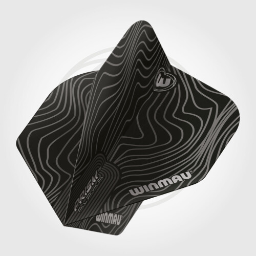 winmau WINMAU Prism Alpha Solar Design Dart Flight Packs - 3 sets per pack (9 flights in total) (Plain Mixed) 2