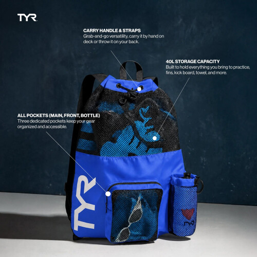 TYR TYR Big Mesh Mummy Backpack 2