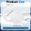 sourcing map Boat Hatch with Screws 6" Round White 2