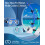 Lealinga Snorkel Set Adults 2Pack, Panoramic View Snorkel Mask 4