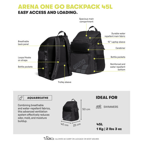 Arena ARENA ONE GO BACKPACK 45L 2