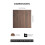 Fluxynara 60 x 60 cm Felt Dart Board Wall Protector, Walnut Brown 2