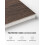 Fluxynara 60 x 60 cm Felt Dart Board Wall Protector, Walnut Brown 5