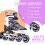 2PM SPORTS Adjustable Inline Skates for Kids Beginners 4