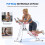 MERACH Ab Machine, Dual Track Ab Trainer, Foldable for Home Gym, Pink 2