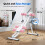 MERACH Ab Machine, Dual Track Ab Trainer, Foldable for Home Gym, Pink 6