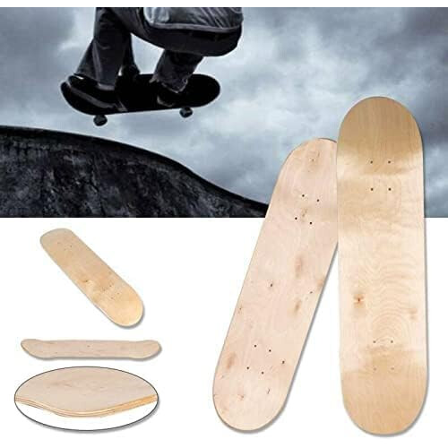 Blank Skateboard Deck 7-Ply Maple Wood 79x20cm Double Concave Shape 2