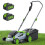 ETOOLAB 40V Cordless Lawnmower, 34cm Cut, Brushless, For Medium Gardens 1