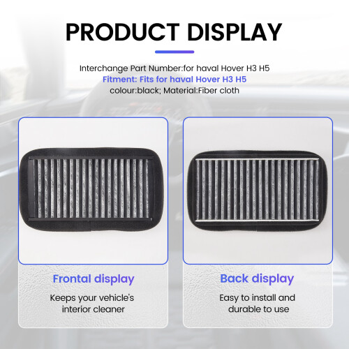 Cabin-Filter Air Conditioning-Filter for Great Wall  Hover H3 H5 Ft801C Engine Air-Filter