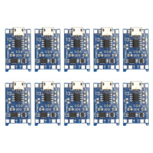 10Pcs 5V 1A 18650 Lithium Battery Charging Board TP4056 Lithium Battery Charging Board Micro-USB Charge Module Protect