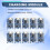 10Pcs 5V 1A 18650 Lithium Battery Charging Board TP4056 Lithium Battery Charging Board Micro-USB Charge Module Protect 3