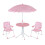 Kinderkampeerset met verstelbare parasol 2