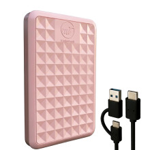 ModusTech Facet 1TB External Hard Drive Portable USB-C/USB 3.1 Plug & Play Ultra- Slim HDD Hard drive for Backup, Gaming, PC, Mac, Laptop, PS4