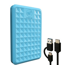 ModusTech Facet 1TB External Hard Drive Portable USB-C/USB 3.1 Plug & Play Ultra- Slim HDD Hard drive for Backup, Gaming, PC, Mac, Laptop, PS4
