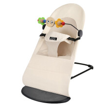 Babyschaukel, Babywippe, Schaukelstuhl für Babys, weiß