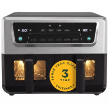 Cuisinart XXL Dual-Zone Air Fryer | PFAS Free | Chemical-free cooking | Air Fry, Roast, Grill, Bake, Dehydrate, Max Crisp, and Keep Warm |Dual drawers