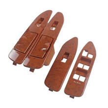 LHD-Innenfensterschalter-Panel Aus Holz, Ersatz für Land 100 FJ100 Ujz100 LC100 2003-2007