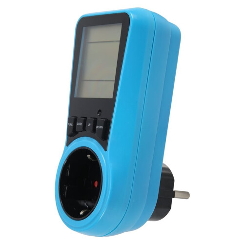 Socket Digital Current Meter Voltmeter AC Power Meter  Watt Power  Tester Wattmeter - EU Plug 1