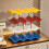 (4 Floor)Creative Wave Shape Plastic Cup Organizer With Multilayer Storage For Kitchen 2