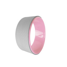(Gray)Rueda de Yoga para Fitness Tpe Material para Apertura de Espalda y Adelgazamiento Flexibilidad Fitness y Bienestar