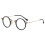 (Leopard Pattern)Geometric Round Flat Frame Glasses With Blue Light Filtering For Teen Use 3