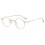 (Leopard Pattern)Geometric Round Flat Frame Glasses With Blue Light Filtering For Teen Use 8