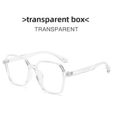 (Clear)Optical Frame With Blue Light Protection For Minimalist And Chic Fashion Look