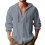 (Red,S)Camisa con capucha de moda para hombre con algodón transpirable de lino para ropa de primavera y verano 5