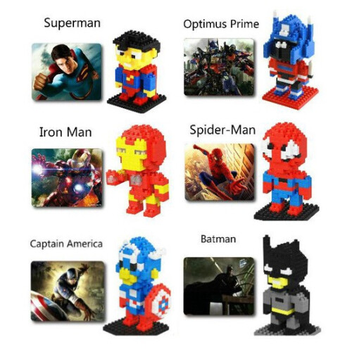 (Donald Duck)Children Building Blocks Assembling Toy Abs Material Interesting 1