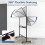 Double-Sided Magnetic Mobile Whiteboard with Adjustable Stand 1