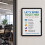 Lockable Display Case, Magnetic & Writable, 90x65 cm, Black 1