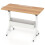 Mobile Standing Desk, Height Adjustable with Storage Basket 1