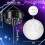 7.8 Inch Hanging Disco  Light  Led Disco Mirror  Rotating Rotating Disco  Decorations for Parties Indoor 8