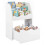Kinderboekenkast met uitschuifbare lade – wit 4