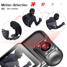 ZC-M11 HD 4K Wifi Camera Digital Video Handheld Law Enforcement Recorder 180 Rotatable Lens Outdoor Sports Camera
