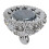 5 pcs 10 mm  Magnetic Clasp Rhinestone Silver 1