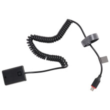 NP-FW50 Batteria Fittizia Power AC Adapter AC-PW20 per So-Ny Alpha A6400 ILCE-6400 6500 6300 6000 5100 5000 3000 Fotocamera