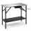Folding Camping Table with Stainless Steel Top & Spice Rack 1