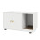 Wooden Cat Litter Box Enclosure with Scratching Board 1